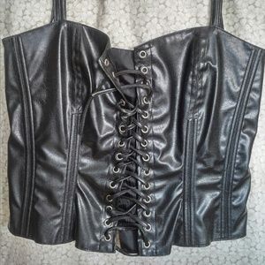 Black corset top